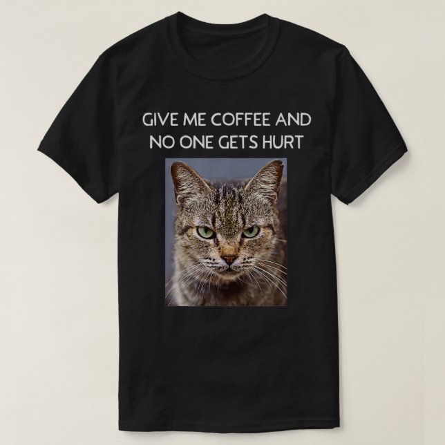 Camiseta Graciosa Cita De Gato Sarcástico Para Los Amantes  (Diseño del anverso)