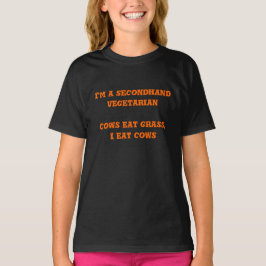 Camiseta Graciosa cita de la Vegetariana de segunda mano a 