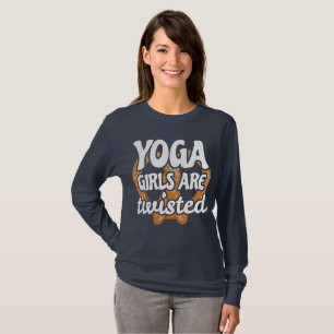 Camiseta Graciosa cita de yoga regalo Chicas de yoga son re