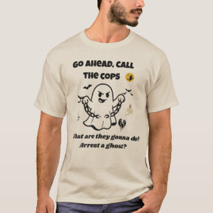 Camiseta Graciosa cita fantasma de Halloween Disfrazado de 
