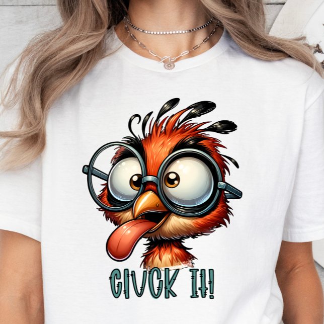 Camiseta graciosa, cita sarcasmo, Moda de bebé loc (Cluck It Chicken)