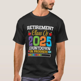 Camiseta Graciosa Clase De Jubilación De Maestros De 2025