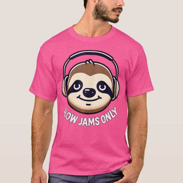 Camiseta Graciosa Conmoción Lenta Sólo Música Rb Y Amo Anim (Anverso)