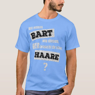 Camiseta Graciosa correa calva diciendo con barba y calva