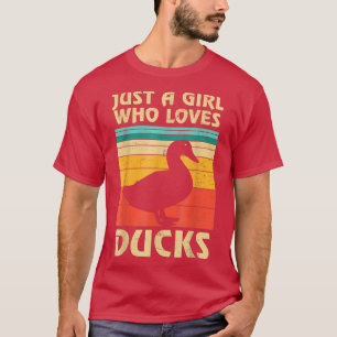 Camiseta Graciosa Costuma De Pato Para Chicas Caza De Agric