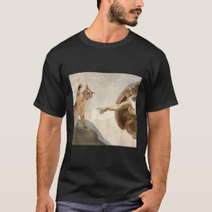 Camiseta Graciosa Creación De Dios De Adán Meme Jesús