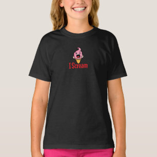 Camiseta Graciosa crema de hielo, Personalizado.