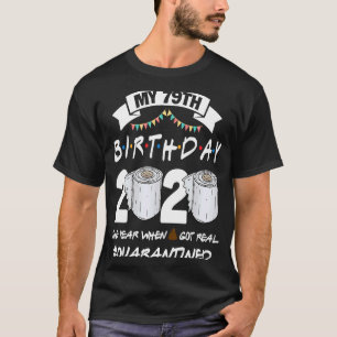 Camiseta Graciosa Cuarentena 79 cumpleaños 2020 Crítica de