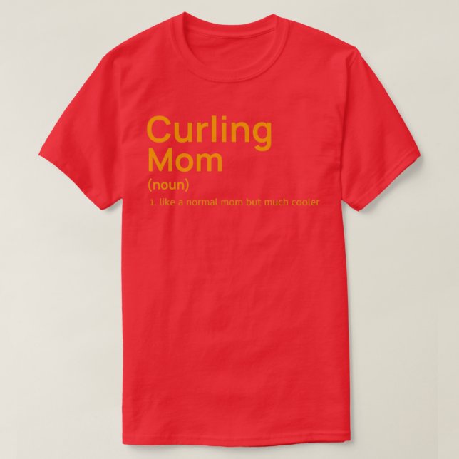 Camiseta Graciosa curación de la definición de mamá como un (Diseño del anverso)
