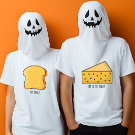 Camiseta Graciosa cursi de Halloween estoy con parejas de t