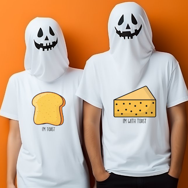 Camiseta Graciosa cursi de Halloween estoy con parejas de t (Subido por el creador)