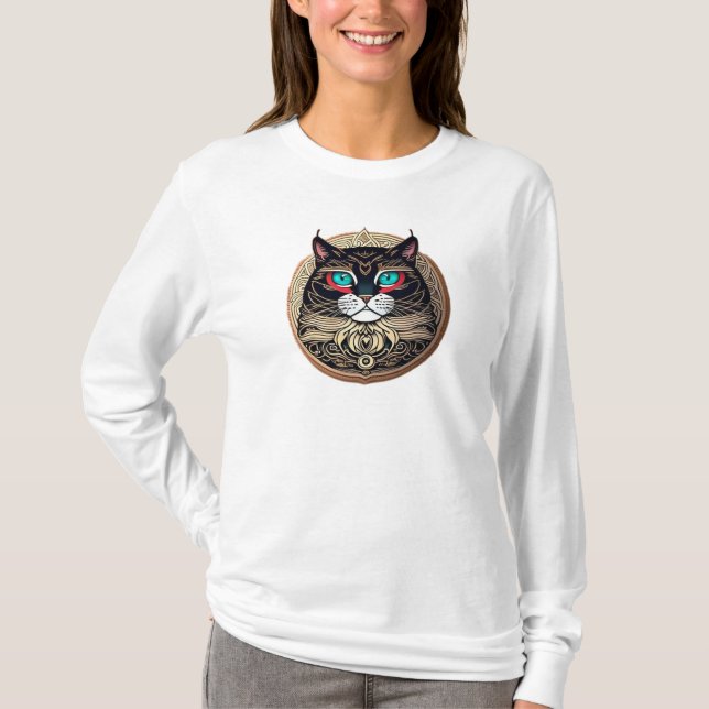 camiseta graciosa de gato amante de la camisa para (Anverso)
