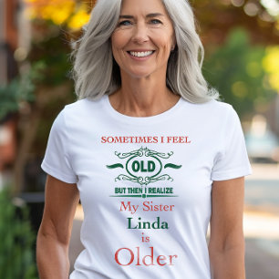 Camiseta graciosa de la hermana personalizado - Hu