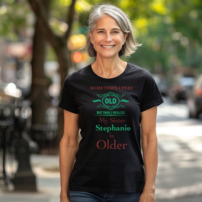 Camiseta graciosa de la hermana personalizado - Hu (Subido por el creador)