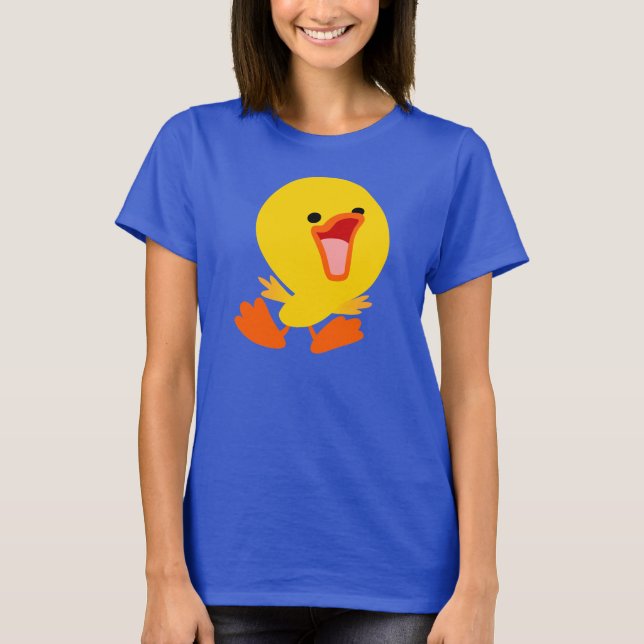 Camiseta graciosa de Personalizado de Duckling Wom (Anverso)
