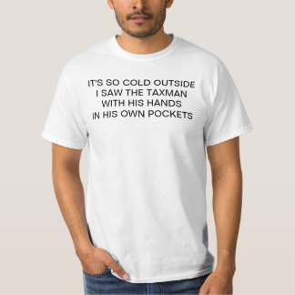 Camiseta graciosa de taxman