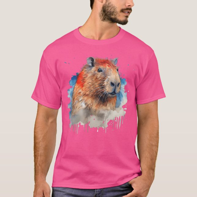 Camiseta Graciosa definición cute capibara Bara Capybara (Anverso)