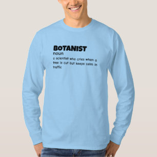 Camiseta Graciosa definición de biólogo vegetal