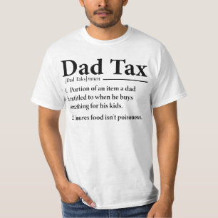 Camiseta Graciosa definición de impuesto a papá Sarcástico