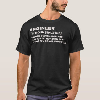 Camiseta Graciosa definición de ingeniero regalo divertido