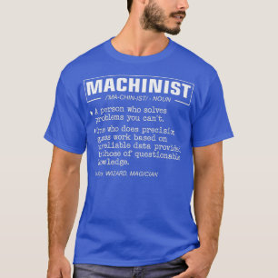 Camiseta Graciosa definición de maquinista Premium