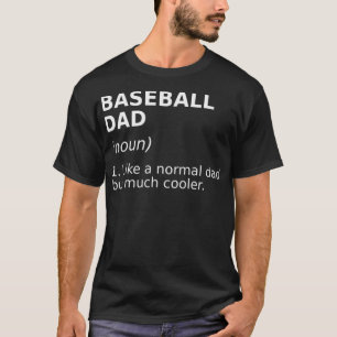 Camiseta Graciosa definición de papá de béisbol regalo d