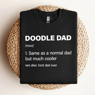 Camiseta Graciosa definición de papá Doodle