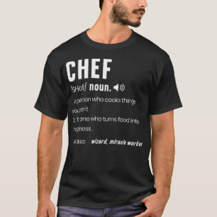Camiseta Graciosa descripción del chef animal de cocina cul