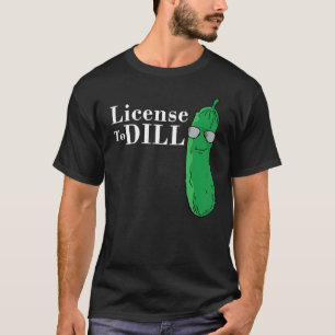 Camiseta Graciosa Dill Pickle T Shirt Pun Licencia A Dill (