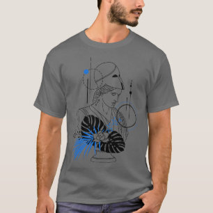 Camiseta Graciosa diosa griega hipster Athena Romana Dios M