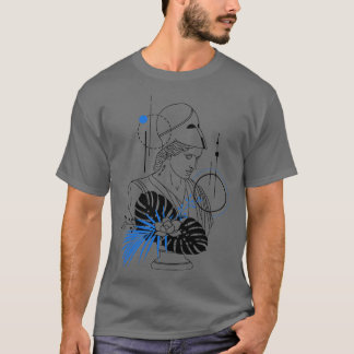 Camiseta Graciosa diosa griega hipster Athena Romana Dios M