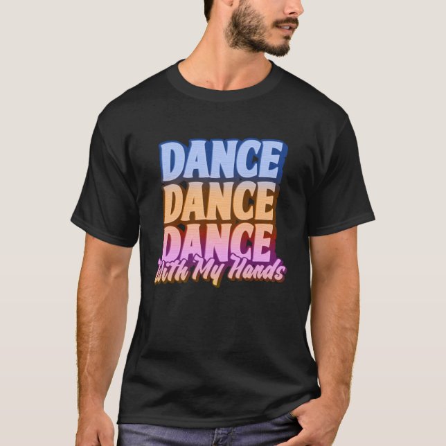 Camiseta Graciosa Disco Dancing Classes Amantes de la práct (Anverso)