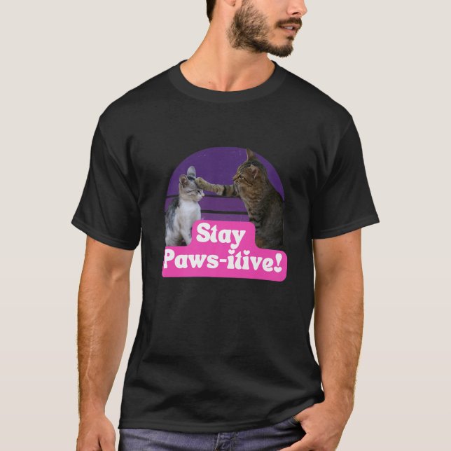 Camiseta Graciosa diversión del gato Meme Kitty Feline Love (Anverso)