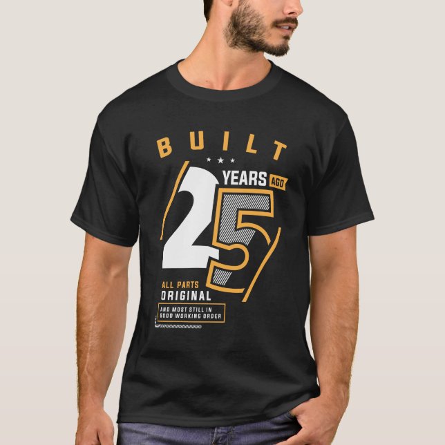 Camiseta Graciosa edad de 25 años (Anverso)