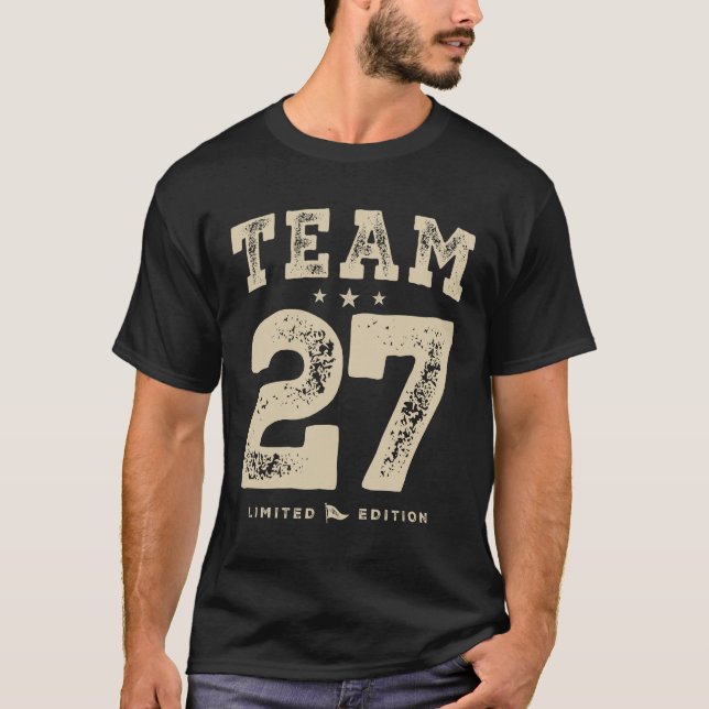 Camiseta Graciosa edad de 27 años (Anverso)