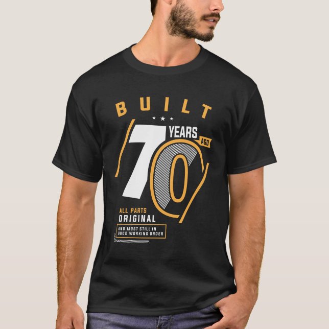Camiseta Graciosa edad de 70 años (Anverso)