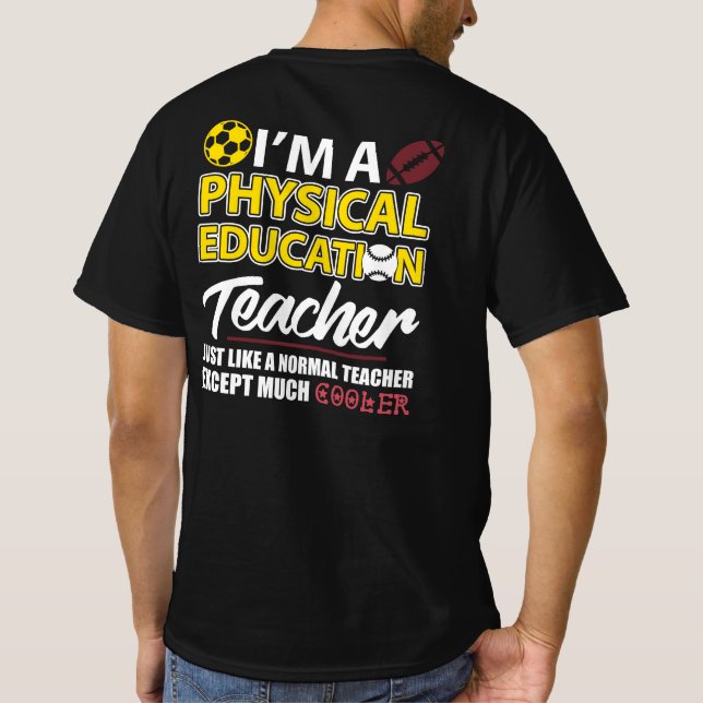 Camiseta Graciosa Educación Física PE Apreciación del profe (Reverso)