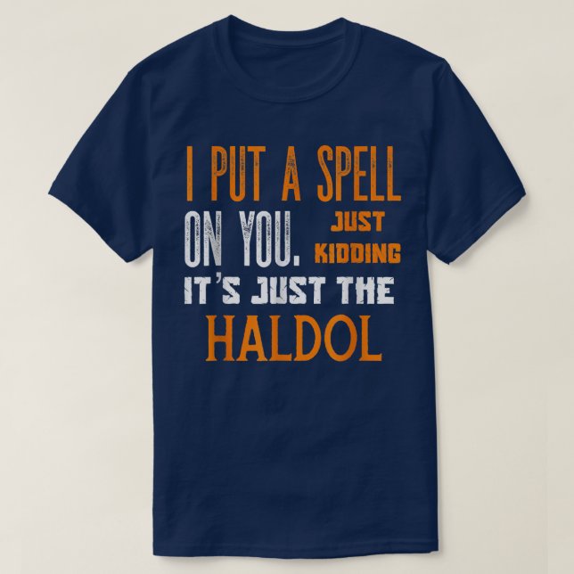 Camiseta Graciosa enfermera de Halloween Rn Medical Haldol  (Diseño del anverso)