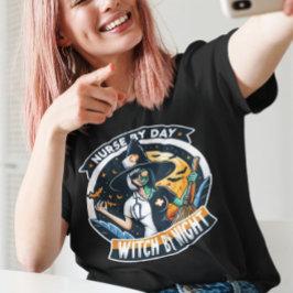 Camiseta Graciosa enfermera de Halloween T-Shirt