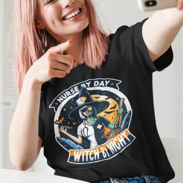 Camiseta Graciosa enfermera de Halloween T-Shirt (Subido por el creador)
