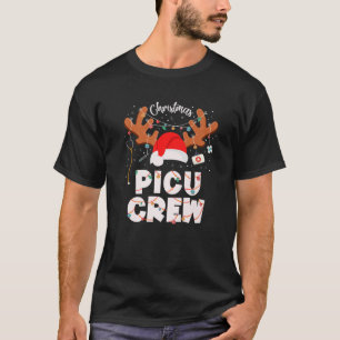 Camiseta Graciosa enfermera Navidades de la brigada de enfe