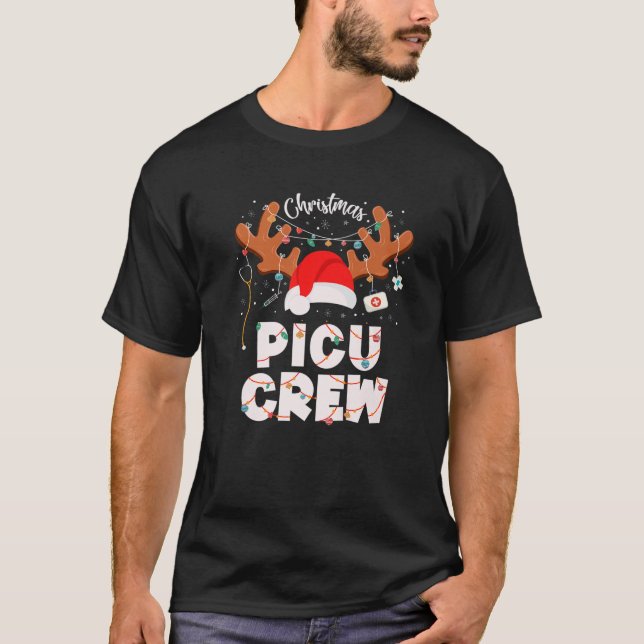 Camiseta Graciosa enfermera Navidades de la brigada de enfe (Anverso)