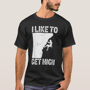 Camiseta Graciosa Escalada De Rock Para Hombres Mujeres Mon