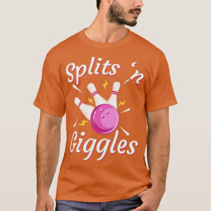 Camiseta Graciosa escisión en el equipo de bolos de Giggles