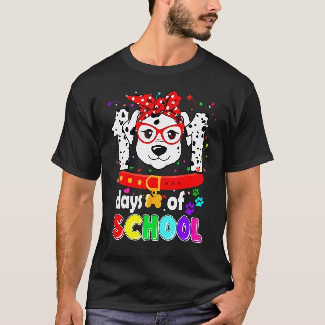 Camiseta Graciosa Escuela De Maestros Dalmación De Perro De (Anverso)