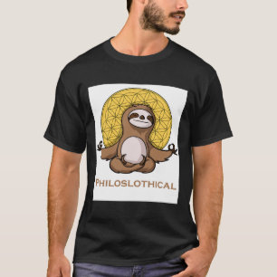 Camiseta Graciosa eslogan filosófica meditadora