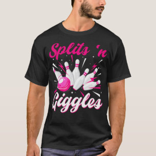 Camiseta Graciosa esparce al equipo de boliche N Giggles Cu