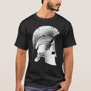 Camiseta Graciosa espartana griega Casco Cute Gladiator Hom