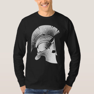 Camiseta Graciosa espartana griega Casco Cute Gladiator Hom