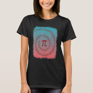 Camiseta Graciosa Espiral Pi 3 14 Símbolo Math Teacher Stud